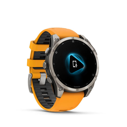 Garmin fenix 8 47mm AMOLED Sapphire/Titanium (SparkOrange/Graphite)