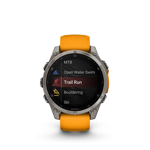 Garmin fenix 8 47mm AMOLED Sapphire/Titanium (SparkOrange/Graphite)