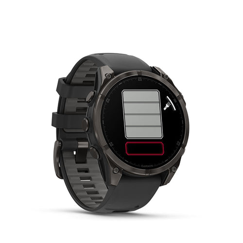 Garmin fenix 8 47mm AMOLED Sapphire/Carbon Grey Titanium (Black/PebbleGrey)