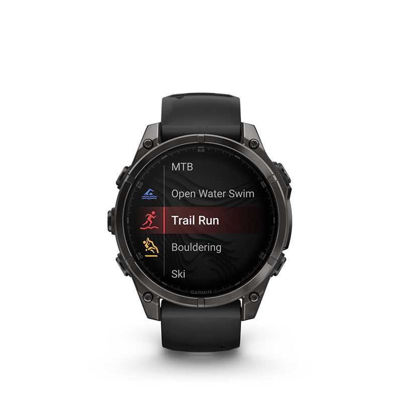 Garmin fenix 8 47mm AMOLED Sapphire/Carbon Grey Titanium (Black/PebbleGrey)