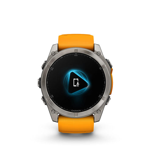 Garmin fenix 8 51mm AMOLED Sapphire/Titanium - (SparkOrange/Graphite)