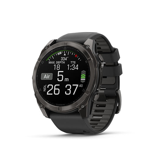 Garmin fenix 8 51mm AMOLED Sapphire/Carbon Grey Titanium (Black/PebbleGrey)