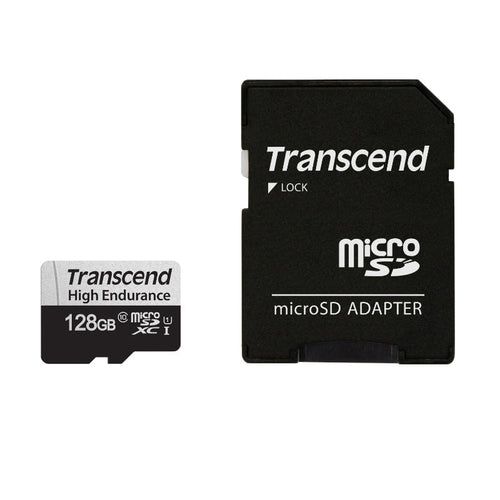 Transcend 350V High Endurance microSD with Adapter - 128GB