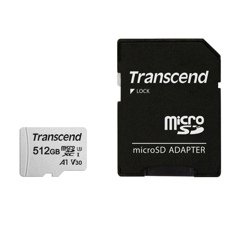 Transcend 300S microSD 95mb/s A1 with Adapter - 512GB
