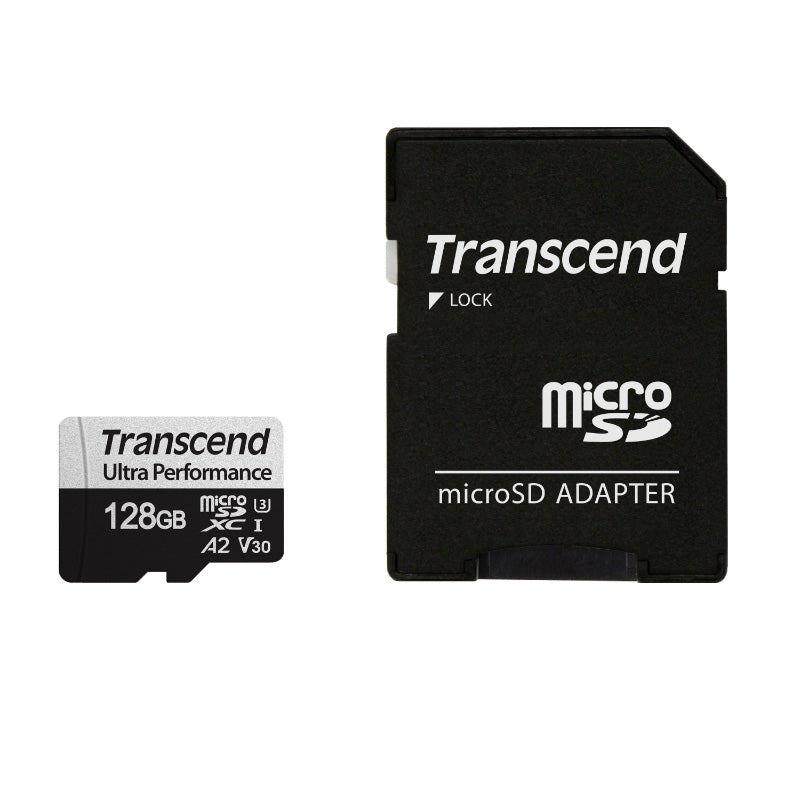 Transcend 340S microSD A2 with Adapter - 128GB