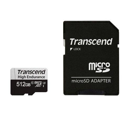 Transcend 350V High Endurance microSD with Adapter - 512GB
