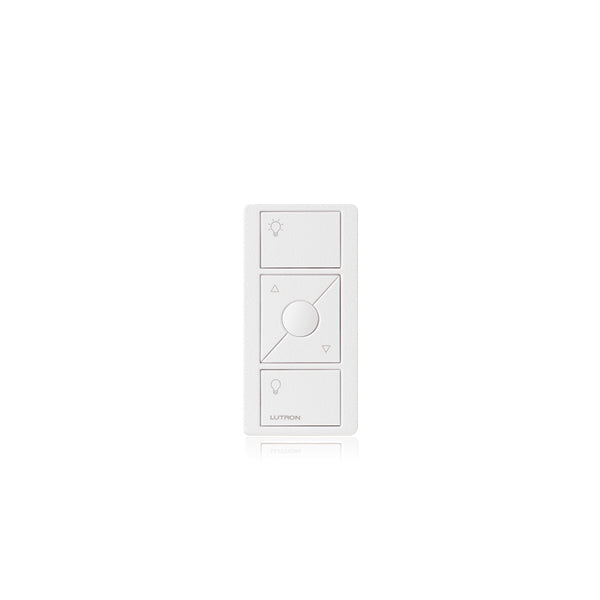 Lutron 3 Button, Raise/Lower Light Icons (White)