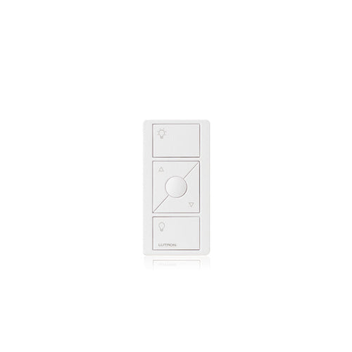 Lutron 3 Button, Raise/Lower Light Icons (White)