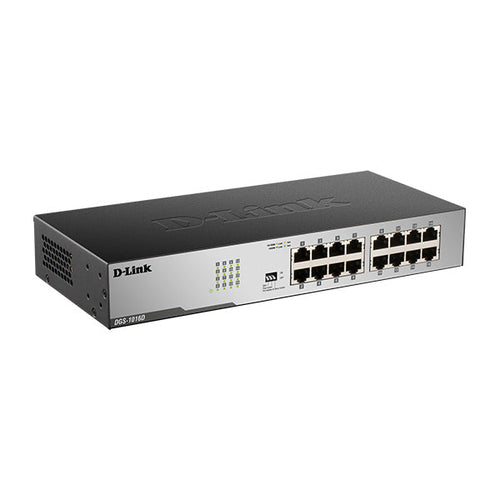 D-Link DGS-1016D 16-Port Gigabit Unmanaged Desktop Switch