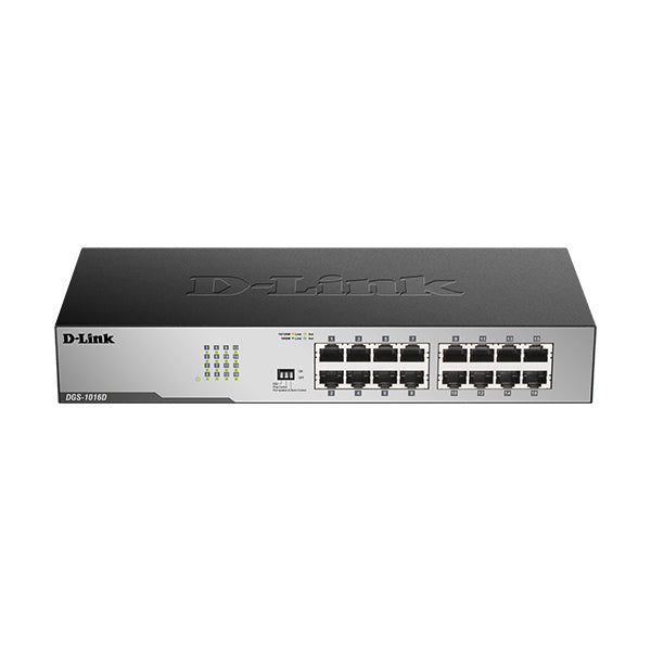D-Link DGS-1016D 16-Port Gigabit Unmanaged Desktop Switch