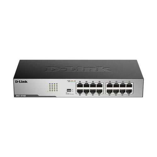 D-Link DGS-1016D 16-Port Gigabit Unmanaged Desktop Switch