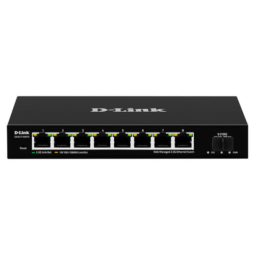 D-Link DMS-F109TS 8-Port with 1-Port SFP+ Smart Managed Switch