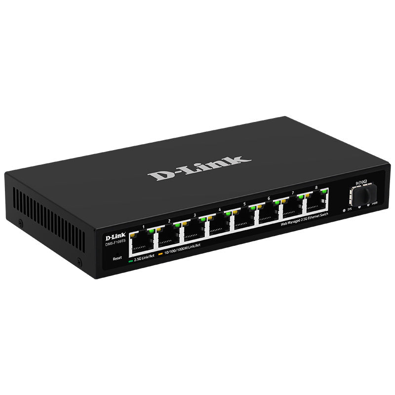 D-Link DMS-F109TS 8-Port with 1-Port SFP+ Smart Managed Switch