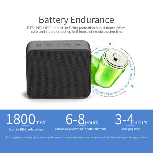 DLab IPX6 BTS-NPLUS3 Outdoor BT Speaker (Grey)