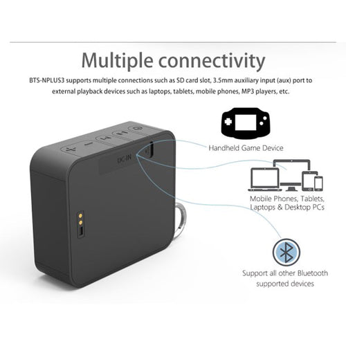 DLab IPX6 BTS-NPLUS3 Outdoor BT Speaker (Grey)