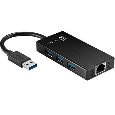 J5Create USB 3.0 Gigabit Ethernet & 3-Port HUB (JUH470)