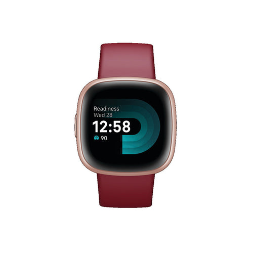 Fitbit Versa 4 Smartwatch (Beet / Copper Rose)