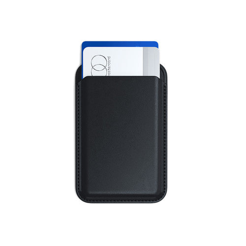 Satechi ST-VLWK Vegan Leather Magnetic Wallet Stand (Black)