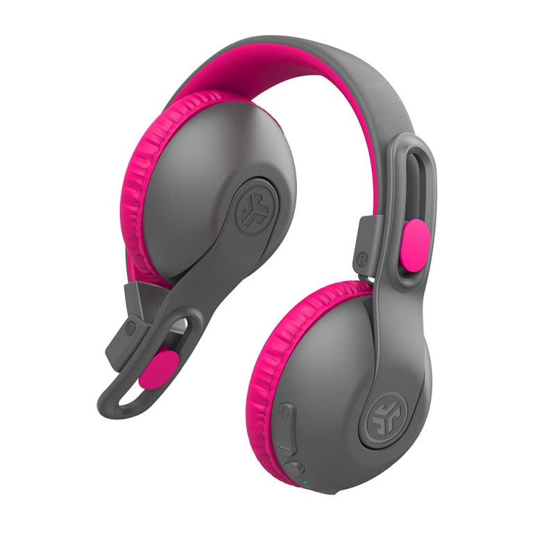 JLab JBuddies Studio 2 Wireless Headphones Gray/Pink