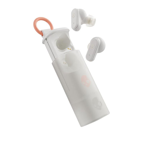 Skullcandy Dime Evo TWS Earbuds (Bone/Orange Glow)