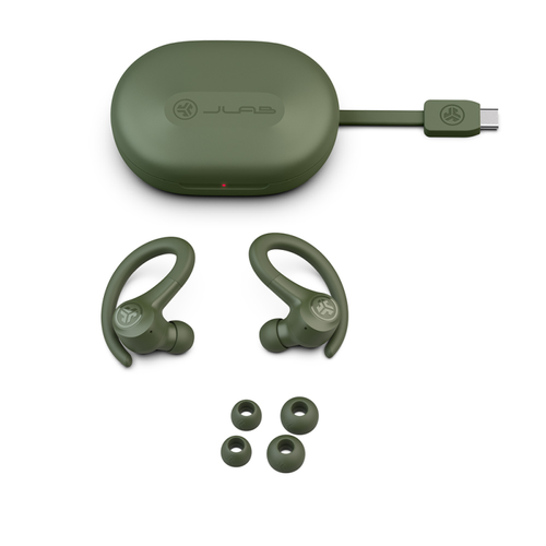 JLab Go Sport+ True Wireless Earbuds (Green)