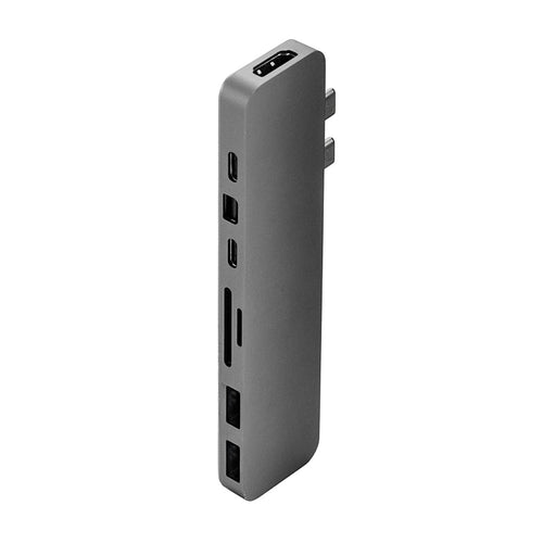 HyperDrive GN28D-GRY-GL-50 PRO 8-in-2 USB-C Hub (Grey)