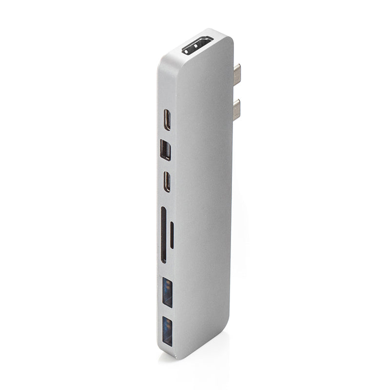 HyperDrive GN28D-SIL-GL-50 PRO 8-in-2 USB-C Hub (Silver)