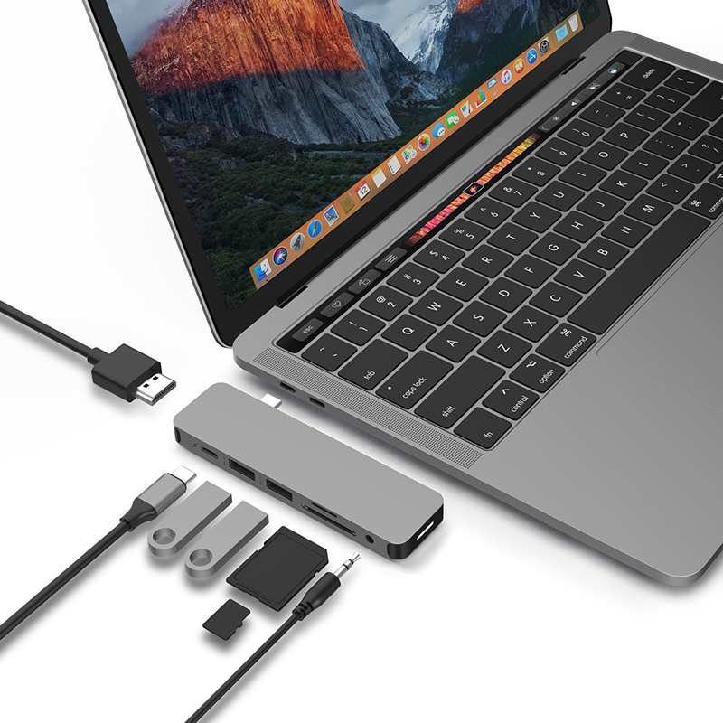 HyperDrive GN21D-Gray SOLO 7-in-1 USB-C Hub