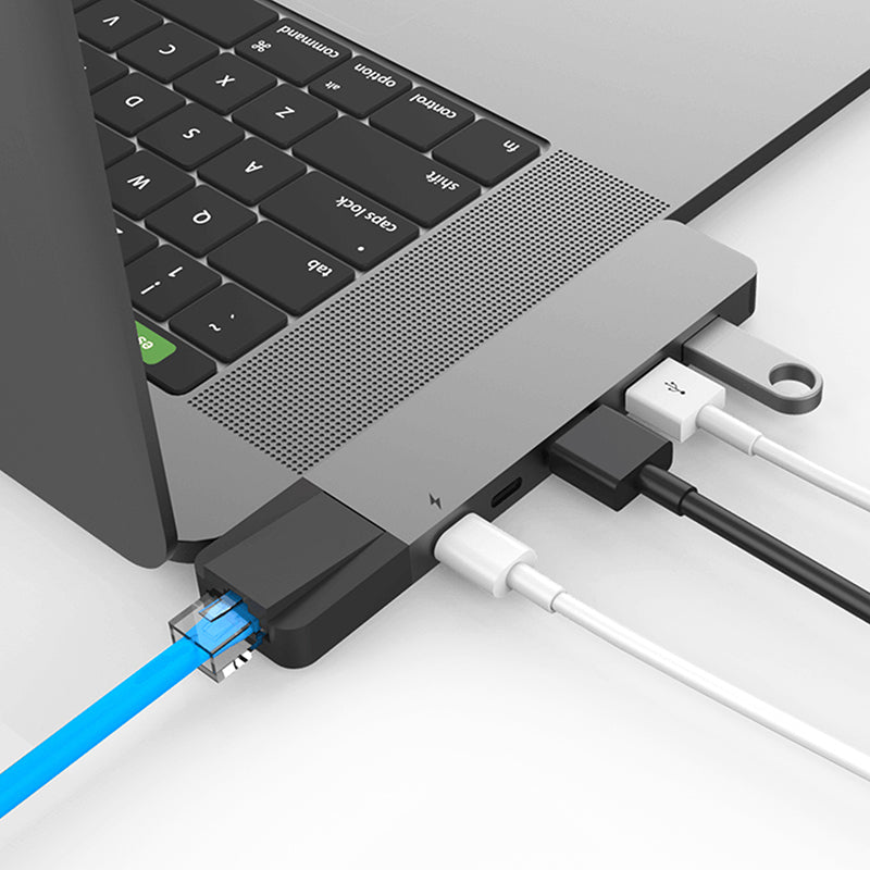 HyperDrive GN28N NET 6-in-2 USB-C Hub (Grey)