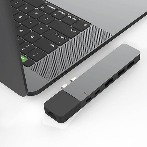 HyperDrive GN28N NET 6-in-2 USB-C Hub (Grey)