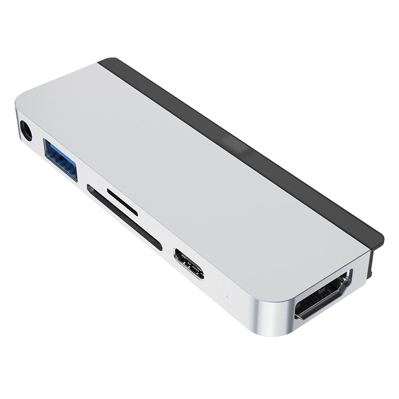 HyperDrive HD319B-Silver 6-in-1 USB-C Hub