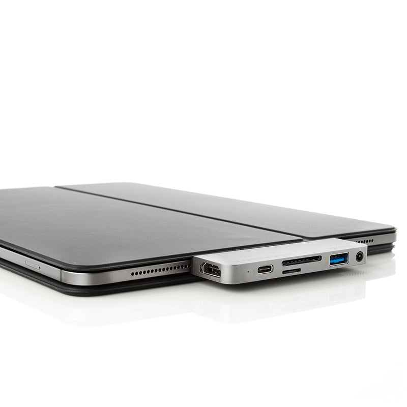 HyperDrive HD319B-Silver 6-in-1 USB-C Hub