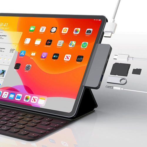 HyperDrive HD319B-Gray 6-in-1 USB-C Hub