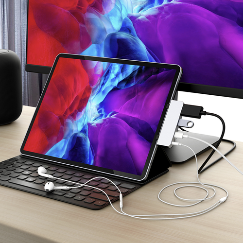 Hyperdrive HD319E-Silver 4-in-1 USB-C Hub