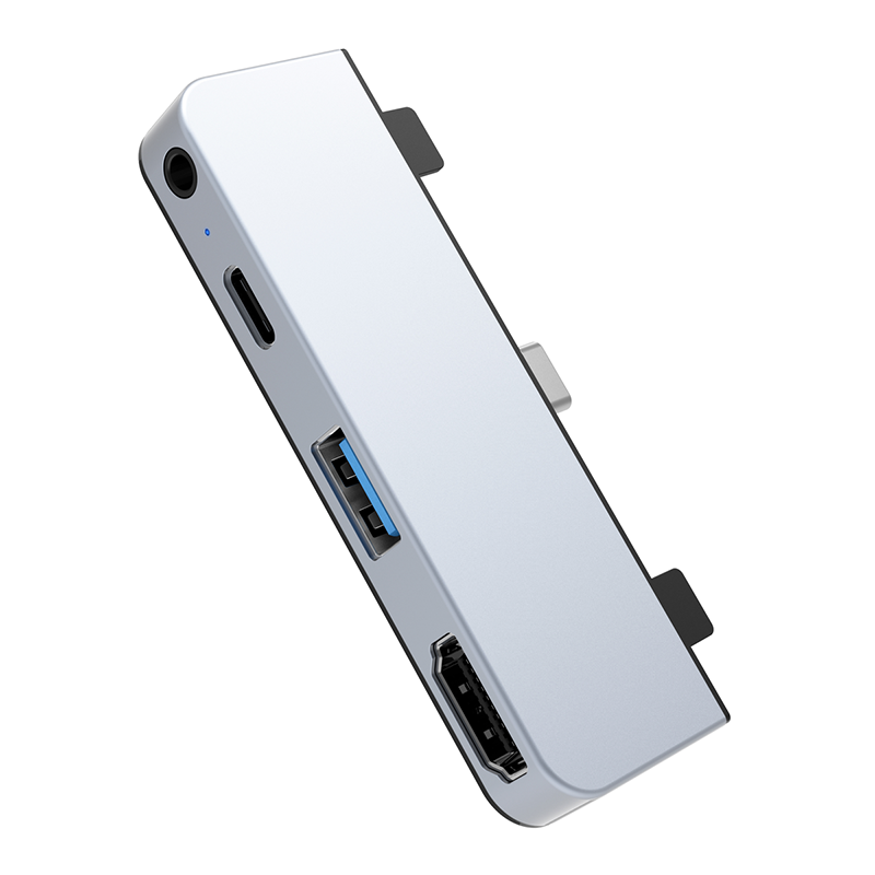 Hyperdrive HD319E-Silver 4-in-1 USB-C Hub