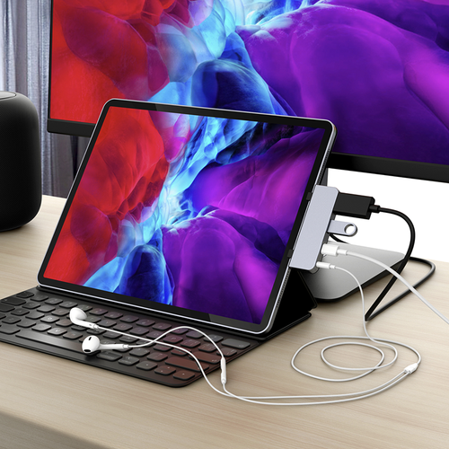 Hyperdrive HD319E-Gray 4-in-1 USB-C Hub