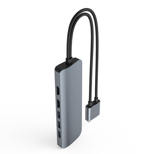 HyperDrive HD392 VIPER 10-in-2 USB-C Hub (Grey)