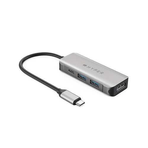 Hyperdrive HD41-GL-50 4-in-1 USB-C Hub (Grey)