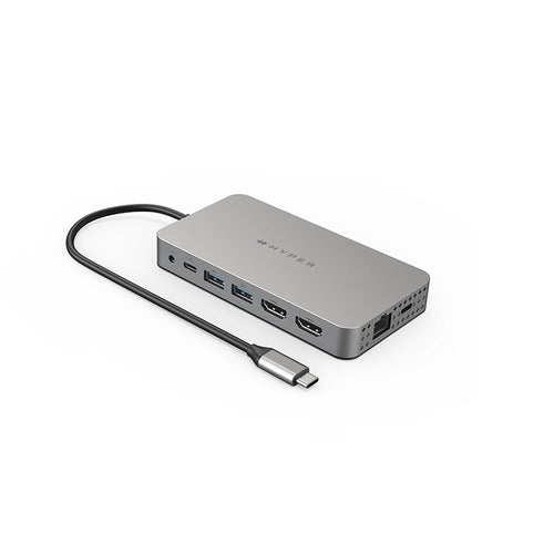 HyperDrive HDM1H-GL-50 Dual 4K HDMI 10-in-1 USB-C Hub