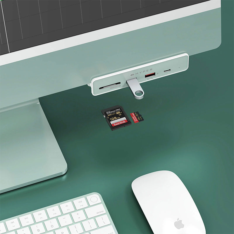 HyperDrive HD34A8-GL-50 6-in-1 USB-C Hub for iMac 24-inch