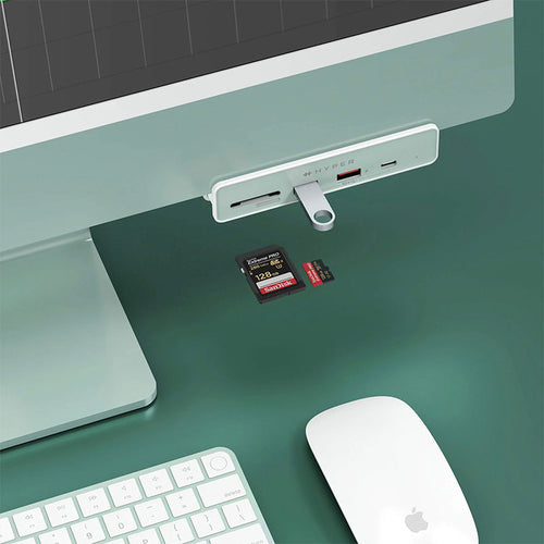 HyperDrive HD34A8-GL-50 6-in-1 USB-C Hub for iMac 24-inch