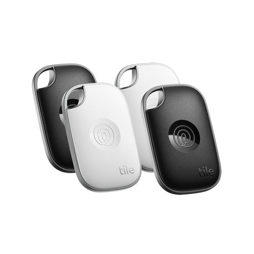 Tile Pro RE-61124-AP BT Tracking Device (4 Pack) - Black & White