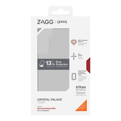 Gear4 Galaxy S22+ Crystal Palace Case (Clear)