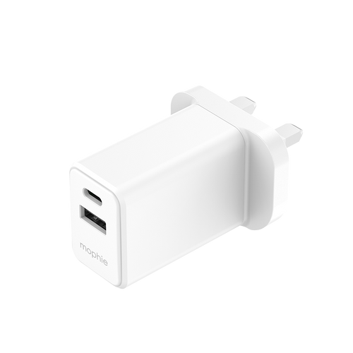Mophie MP-40912222 Essentials PD30W UK Power Adapter (White)