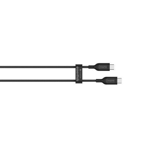 Mophie MP-40912236 Essentials Braided C to C 60W 1M (Black)