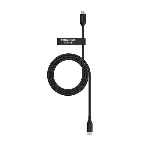 Mophie MP-40912236 Essentials Braided C to C 60W 1M (Black)