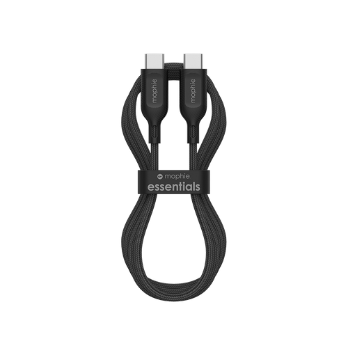 Mophie MP-40912237 Essentials Braided C to C 60W 2M (Black)