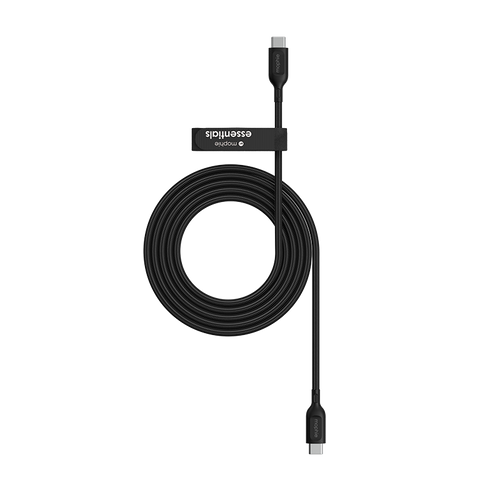 Mophie MP-40912237 Essentials Braided C to C 60W 2M (Black)