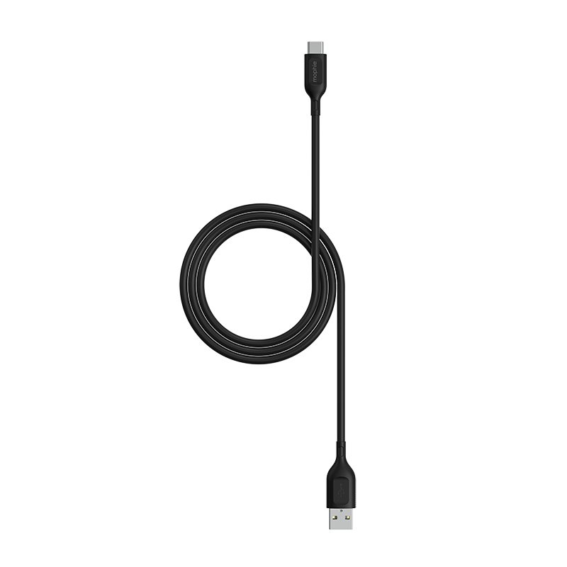Mophie TN-1M-TPE-FG USB-C to Lightning Essential Cable (Black)