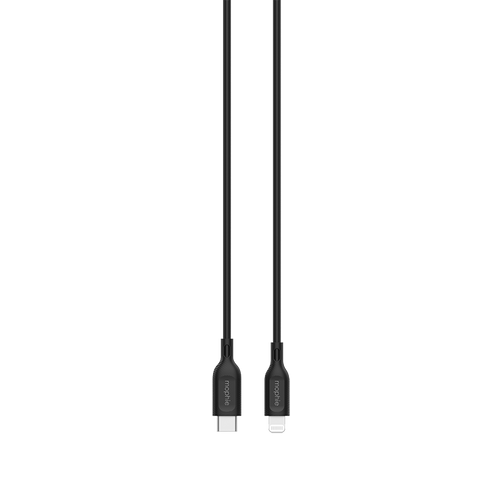 Mophie TN-1M-TPE-FG USB-C to Lightning Essential Cable (Black)